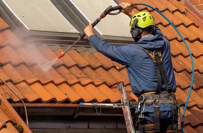 Démoussage et hydrofuge de toiture à Astaillac